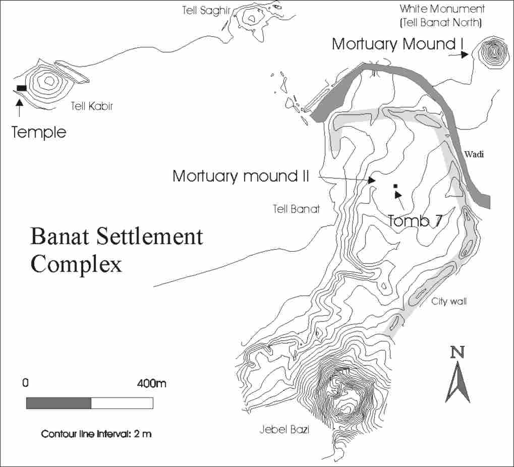 Map of Tell Banat