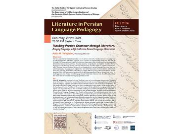 Nov 2 Literature in Persian Language Pedagogy poster