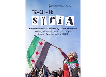 February 6 Teach in Syria poster